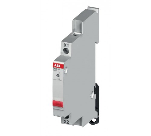 Лампа индикаторная красная115-250В пер.т. E219-C  2CCA703401R0001  ABB
