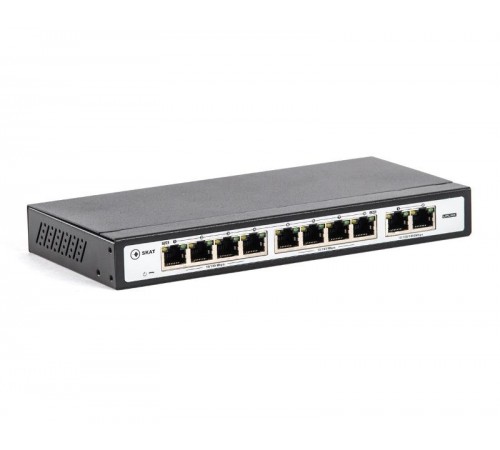 SKAT PoE-8E-2G коммутатор PoE Plus, мощность 120Вт, порты: 8-Ethernet, 2-Uplink  2032  Бастион
