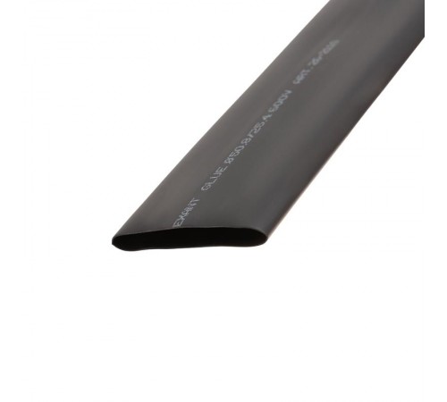 Термоусаживаемая трубка двухстенная клеевая 50,8/25,4 мм черная (уп. 2 шт. по 1 м.)  26-2110  REXANT