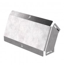 Угол вертикальный внешний 45 градусов с крышкой Стандарт 400х100   PR16.0576  Промрукав