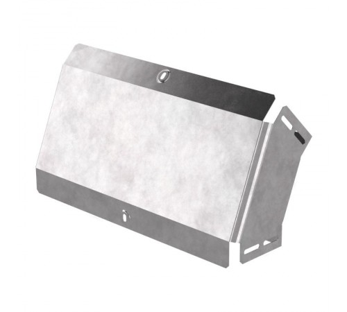 Угол вертикальный внешний 45 градусов с крышкой Стандарт 400х100   PR16.0576  Промрукав