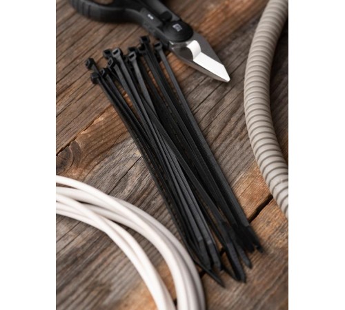 Хомут нейлоновый ЧЕРНЫЙ 3,6х180 (уп./100шт) EKF Simple  plc-cb-3.6x180  EKF