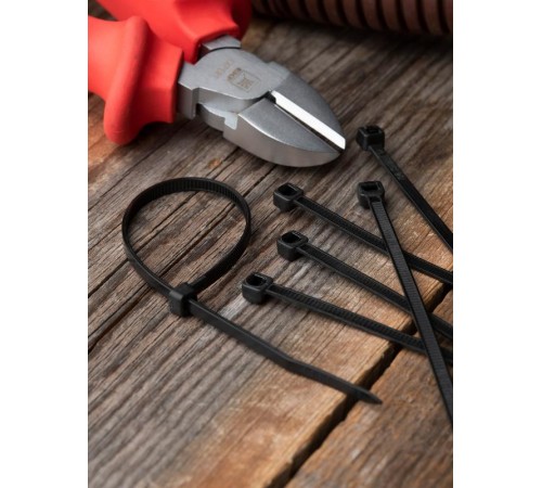 Хомут нейлоновый ЧЕРНЫЙ 3,6х180 (уп./100шт) EKF Simple  plc-cb-3.6x180  EKF