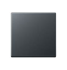 Одинарная клавиша для балансирных механизмов выключателей (кнопок), в комплекте с AS90HP (крепежный элемент), возможно IP44; термопласт; матовый антра