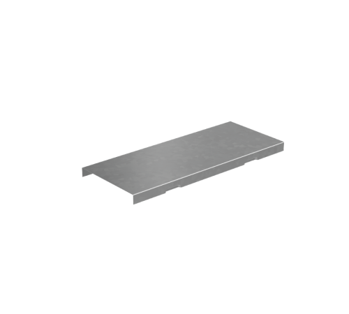 Крышка Т-отвода вертикального вниз 80х150 мм "ПЛЮС"  KTDVplus80-150  КМ-профиль