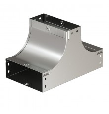 Т-Ответвитель вверх TS осн.100 в комплекте с крепежными элементами и соединительными пластинами, необходимыми для монтаж  37202K  DKC