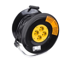 Удлинитель силовой на катушке 4 гнезда с/з 30 м 3х1 мм STANDART PROCONNECT  11-7605  PROconnect