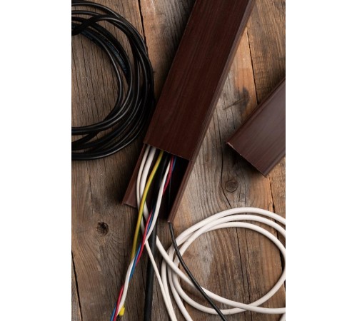 Канал кабельный под тёмное дерево (60х40) (40м.) EKF PROxima  kk-60-40d  EKF