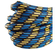 Шнур плетеный ПП 12 мм с серд., 24-пряд. высокопр., цветной, 100 м  140312  Tech-KREP