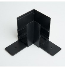 Соединитель угловой для низковольтного накладного шинопровода, черный, LD2001  41977  FERON