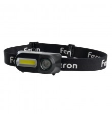 Фонарь налобный светодиодный аккумуляторный 14REDs IP44, пластик, TH2309  41713  FERON