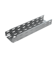 Лоток перф. 50х100х1,0 L2500 мм "Быстрый монтаж"  LP50-100-1.0-2500  КМ-Профиль