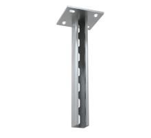 Страт-стойка усиленная 41х41 L1100 мм s:2,5  PSTPH41*1100  КМ-профиль