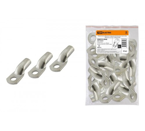 Наконечник медный луженый ТМЛ 50-8-12 ГОСТ 7386-80  SQ0533-0040  TDM