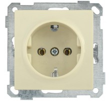 BOLERO кремовый Розетка с/з 16А РС11-1-0-Б  ERB11-K33-16  IEK