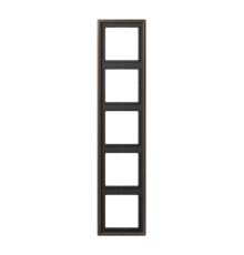 Рамка для вертикальной и горизонтальной установки, 5 постов; металл; латунь antik; Messing  ME2985AT  Jung