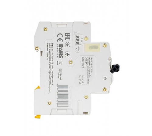 Выключатель автоматический двухполюсный M10N 2P B 6А 10кА ARMAT  AR-M10N-2-B006  IEK