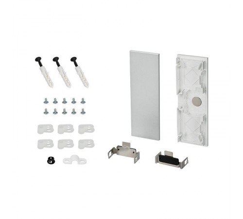 Заглушка S2-WALL-X2-H128 Silver  021232  Arlight