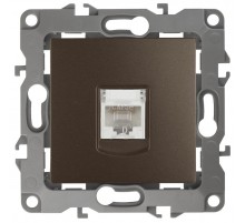 Розетка информационная 12-3107-13 RJ45,  бронза  Б0019351  ЭРА