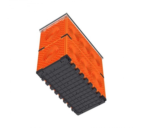 Колодец пластиковый для кабельной канализации с крышками, F0,750х375х750  270375V0  DKC