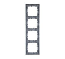 SUNO Рамка декоративная универсальная 4-постовая Цвет "Плюмаж"  721544  Legrand