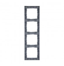 SUNO Рамка декоративная универсальная 4-постовая Цвет "Плюмаж"  721544  Legrand