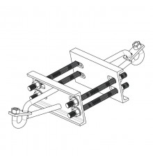 Крюк двойной для железобетонных стоек СВ  SOT142.2R  Ensto
