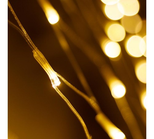 Светодиодная гирлянда ARD-NETLIGHT-HOME-1500x1500-CLEAR-150LED Warm (230V, 12W)  024674  Arlight