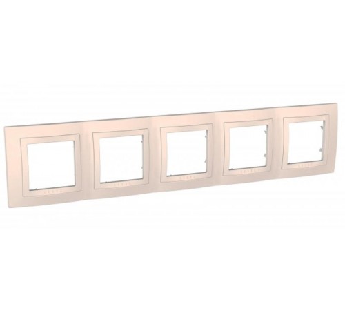 Unica Бежевый Рамка 5-ая  MGU2.010.25  Schneider Electric