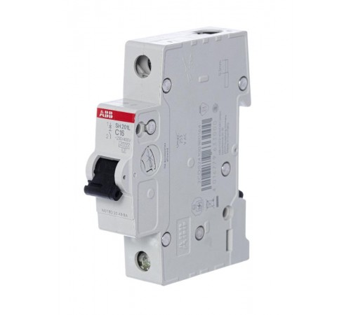 Выключатель автоматический однополюсный SH201L 16А C 4,5кА (SH201L C16)  2CDS241001R0164  ABB