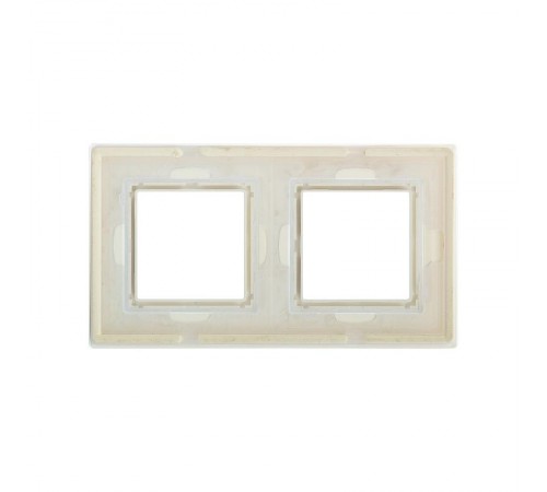 Рамка из натурального стекла, "Avanti", светло-зеленая, 4 модуля  4406824  DKC