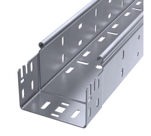 Лоток перфорированный Профи INOX (AISI 316) 100х80x3000 (1,2 мм) (6 м/уп)  PR16.13534  Промрукав