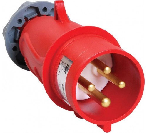 Вилка переносная ССИ-024 32А-6ч/380-415В 3Р+РЕ IP44 MAGNUM  PSN02-032-4  IEK