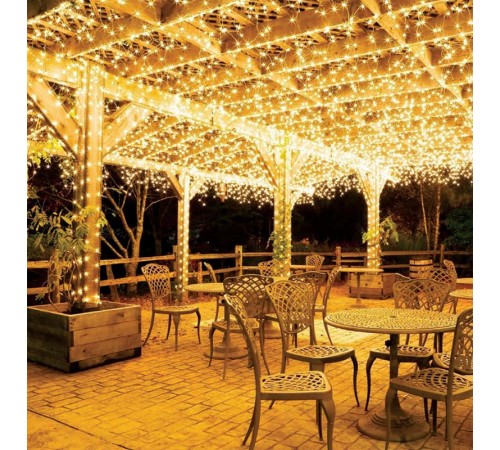 Гирлянда-нить CL07  400 диодов  мульти, 40м + 3м зеленый шнур, IP44  26782  FERON