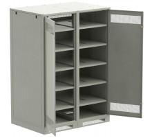 ITK LINEA B Шкаф (пустой) 2000х1400мм дверь двуст. мет. сер.  LB35-20H49-2M  ITK