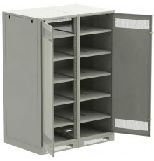 ITK LINEA B Шкаф (пустой) 2000х1400мм дверь двуст. мет. сер.  LB35-20H49-2M  ITK