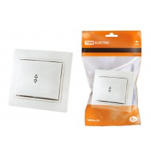 Выключатель на 2 направления 1 кл. 10А белый "Таймыр"   SQ1814-0007  TDM