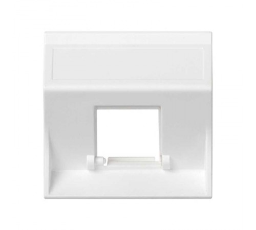 Simon CIMA 500 Адаптер для 1 шт RJ-45 CJ545.., CJ645.., CJ6A45F + MD67, наклон, 50х50мм, 500CIMA, белый  50000181-030  Simon
