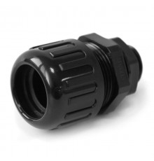 Муфта вводная усиленная (IP68) для гофрированных труб черная ВМУ-ГТ-16 (М16)  PR08.3763  Промрукав