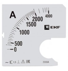 Шкала сменная для A961 2000/5А-1,5 EKF PROxima  s-a961-2000  EKF