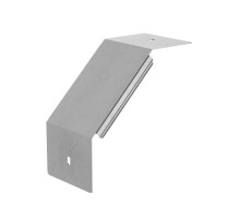 Крышка угла вертикального внешнего 90 градусов Профи INOX (AISI 304) 150х50 (1,0 мм)  PR16.16714  Промрукав