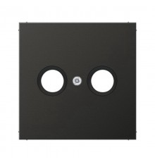 Крышка для телевизионной розетки; термопласт; черный матовый EP561BFPLTVSWM Jung