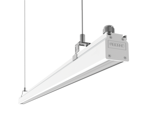 Светильник светодиодный Mercury Mall IP54 2173x54x58 мм опал 63W 4000К белый RAL9003 муар диммир. по DALI  V1-R0-00567-31D02-5406340  VARTON