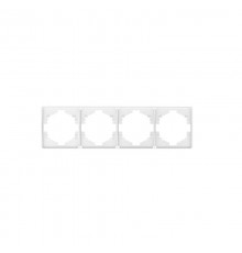 Рамка ROUND 4-постовая перламутр  KR-78-0754-1  Kranz