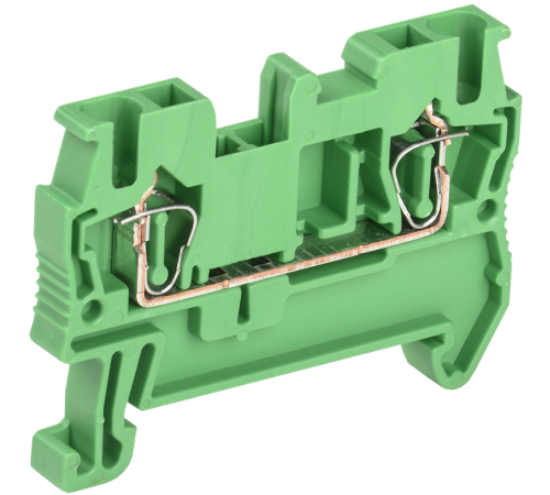 Клемма пружинная КПИ 2в-2,5 31А зеленая   YZN11-002-K06  IEK 