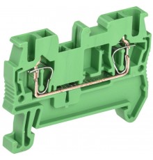 Клемма пружинная КПИ 2в-2,5 31А зеленая   YZN11-002-K06  IEK 