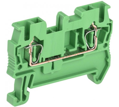 Клемма пружинная КПИ 2в-2,5 31А зеленая   YZN11-002-K06  IEK 