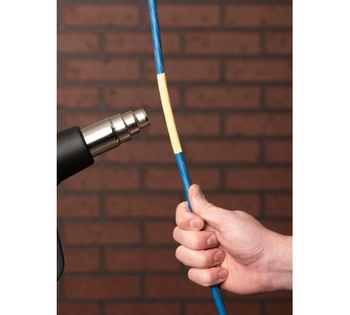 Термоусаживаемая трубка ТУТ нг 10/5 желтая EKF PROxima  tut-10-y  EKF