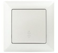 Переключатель Intro Solo 4-103-06 одноклавишный 10А-250В, IP20, СУ, перламутр  Б0053582  Intro