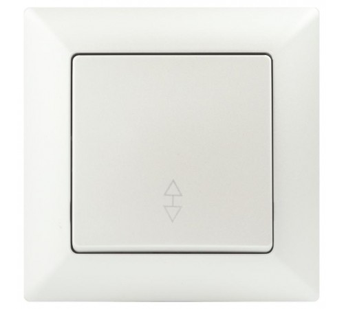 Переключатель Intro Solo 4-103-06 одноклавишный 10А-250В, IP20, СУ, перламутр  Б0053582  Intro